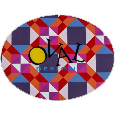 Oval Shape Soft Mouse Pad 9"x 6.75"x 0.125"
